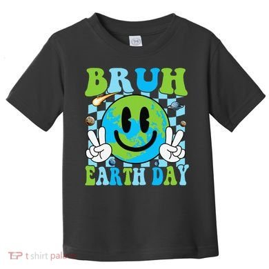 Bruh Earth Day Dabbing Earth Environmental Earth Day Toddler T-Shirt