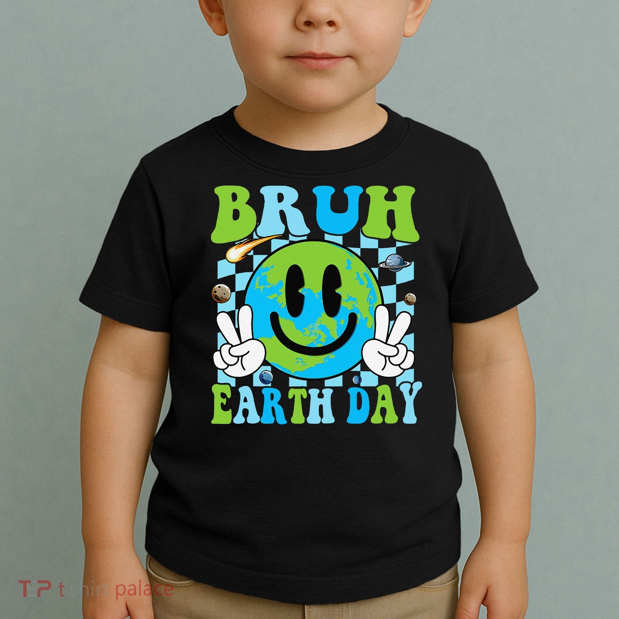 Bruh Earth Day Dabbing Earth Environmental Earth Day Toddler T-Shirt