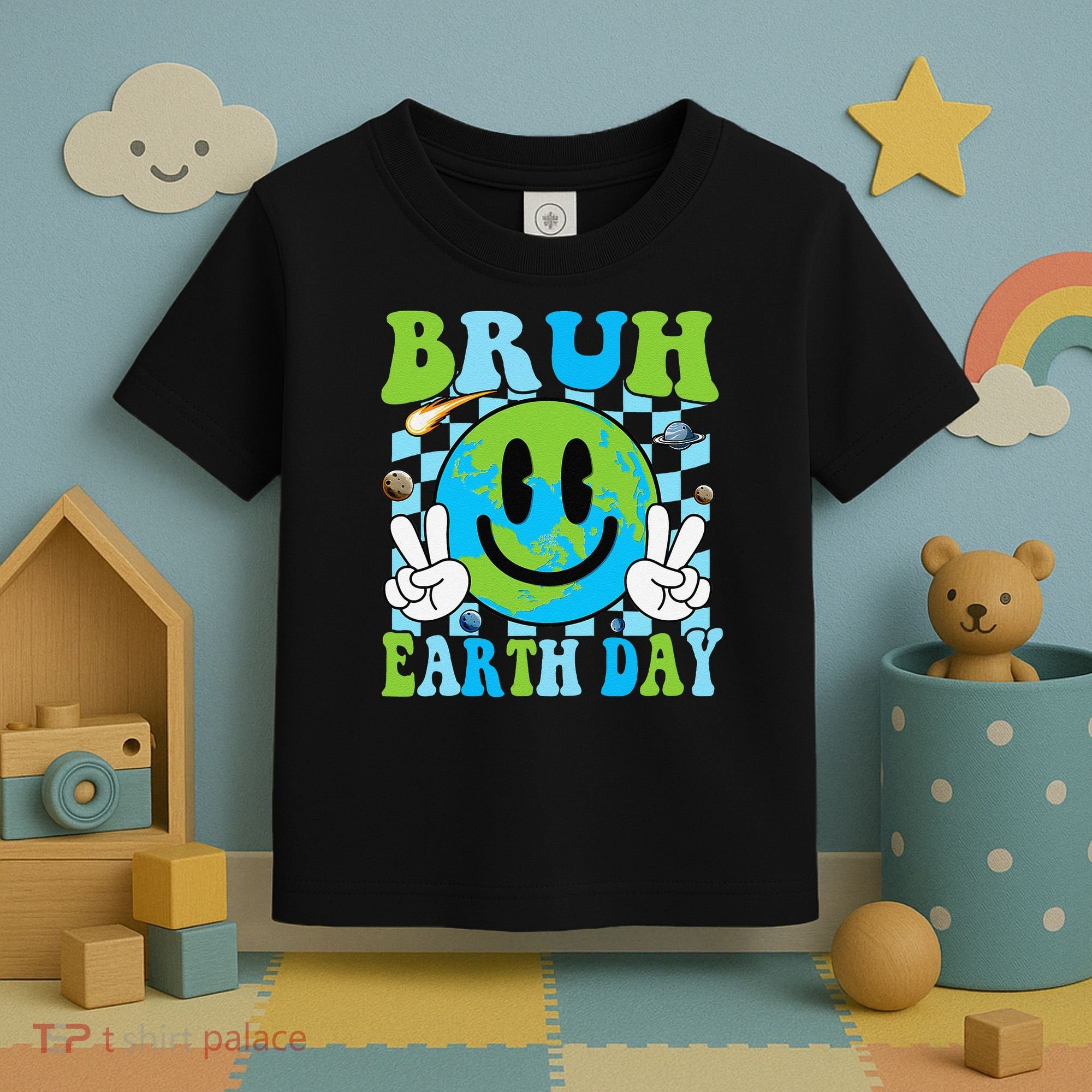 Bruh Earth Day Dabbing Earth Environmental Earth Day Toddler T-Shirt