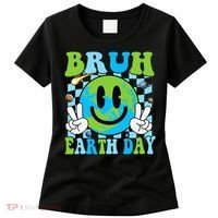 Bruh Earth Day Dabbing Earth Environmental Earth Day Women's T-Shirt thumb 0