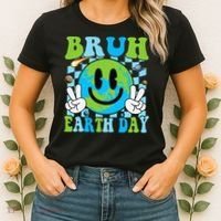 Bruh Earth Day Dabbing Earth Environmental Earth Day Women's T-Shirt thumb 2