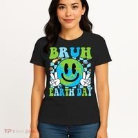 Bruh Earth Day Dabbing Earth Environmental Earth Day Women's T-Shirt thumb 4