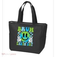 Bruh Earth Day Dabbing Earth Environmental Earth Day Tote Bag thumb 3