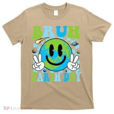 Bruh Earth Day Dabbing Earth Environmental Earth Day T-Shirt