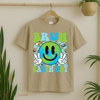 Bruh Earth Day Dabbing Earth Environmental Earth Day T-Shirt thumb 2
