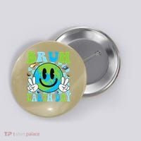 Bruh Earth Day Dabbing Earth Environmental Earth Day Button thumb 0
