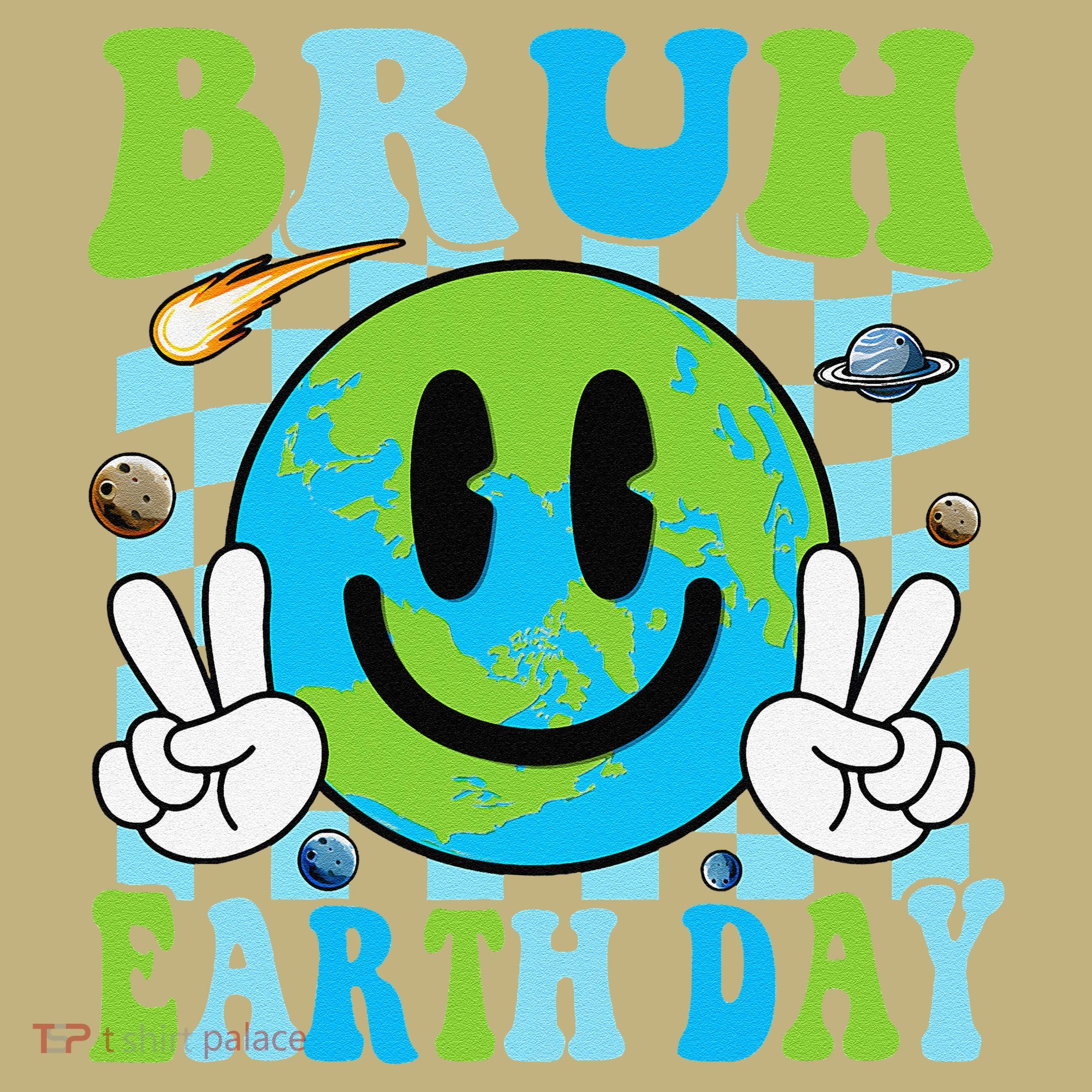 Bruh Earth Day Dabbing Earth Environmental Earth Day Button