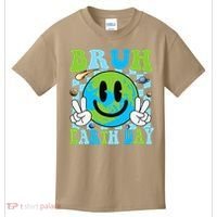 Bruh Earth Day Dabbing Earth Environmental Earth Day Kids T-Shirt thumb 0