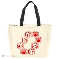 Bright Eyes Dice Logo Tote Bag thumb 0