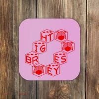 Bright Eyes Dice Logo Coaster thumb 0