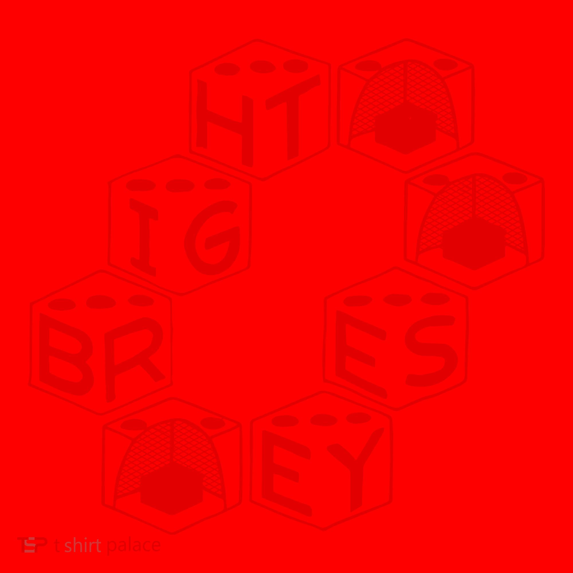 Bright Eyes Dice Logo Santa Hat