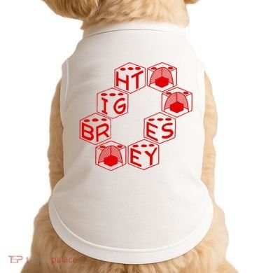 Bright Eyes Dice Logo Doggie Tank