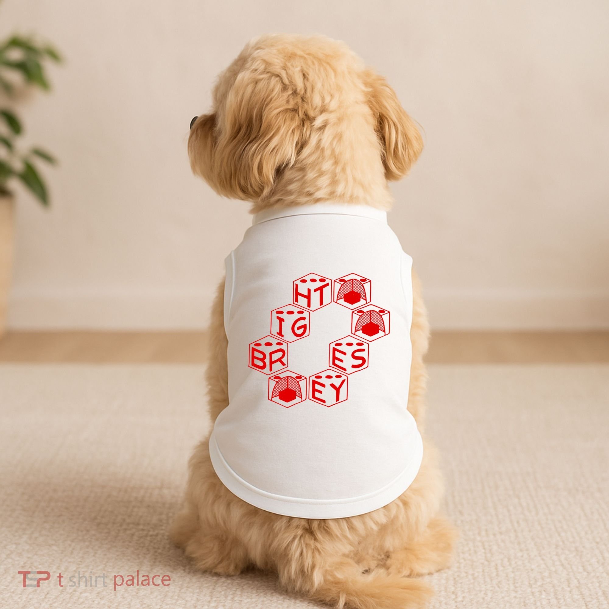 Bright Eyes Dice Logo Doggie Tank