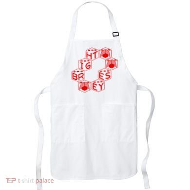 Bright Eyes Dice Logo Apron