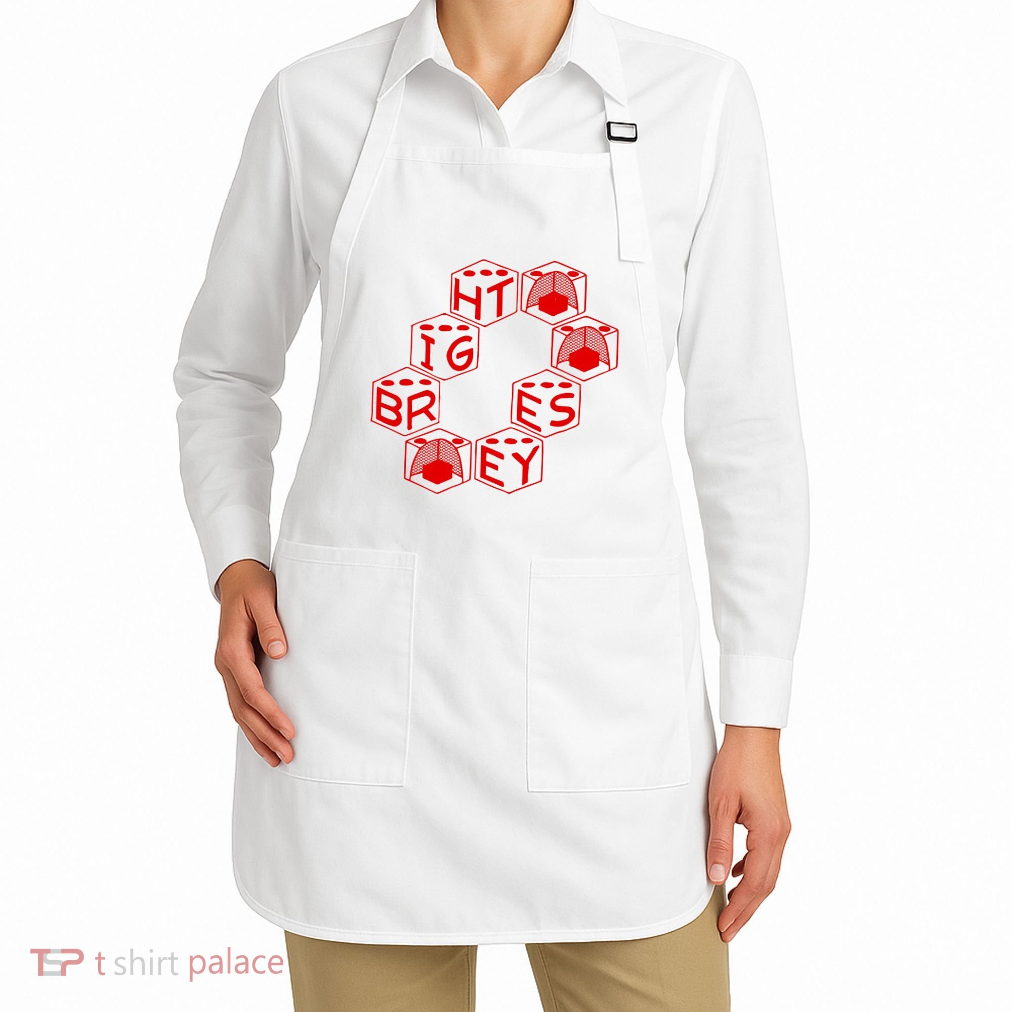 Bright Eyes Dice Logo Apron