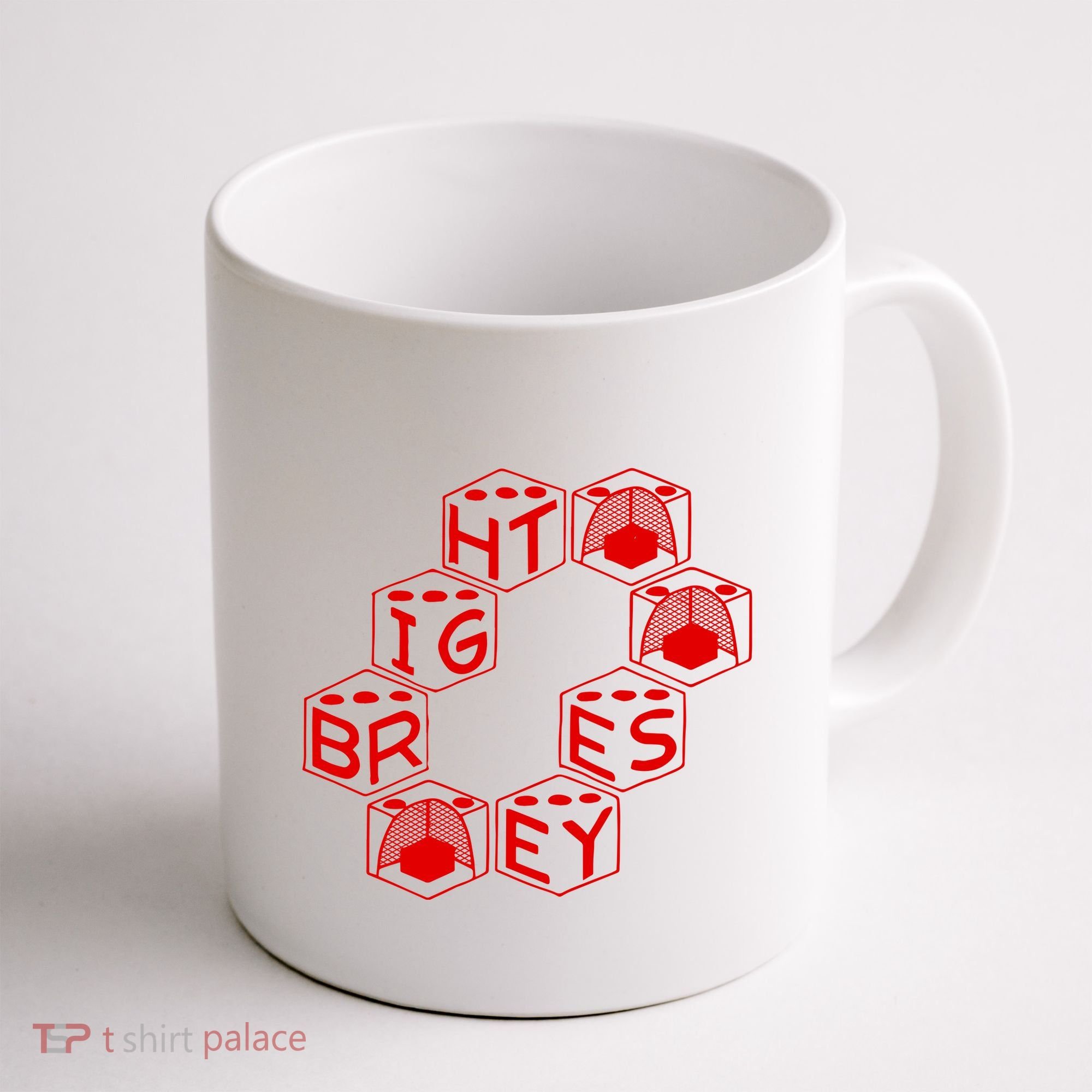 Bright Eyes Dice Logo Coffee Mug