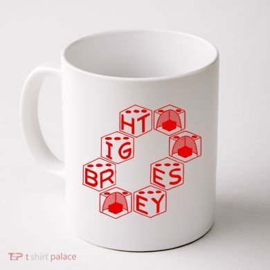Bright Eyes Dice Logo Coffee Mug