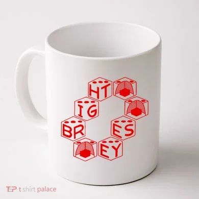 Bright Eyes Dice Logo Coffee Mug