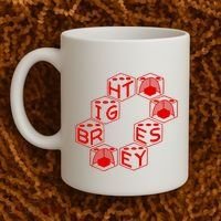 Bright Eyes Dice Logo Coffee Mug thumb 2