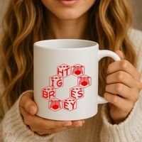 Bright Eyes Dice Logo Coffee Mug thumb 3