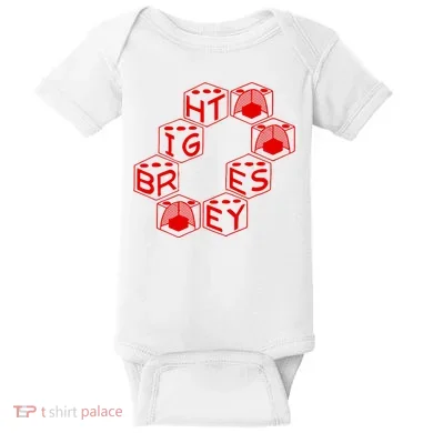 Bright Eyes Dice Logo Baby Bodysuit