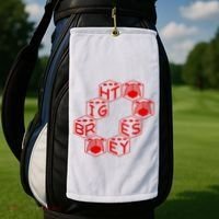 Bright Eyes Dice Logo Golf Towel thumb 2
