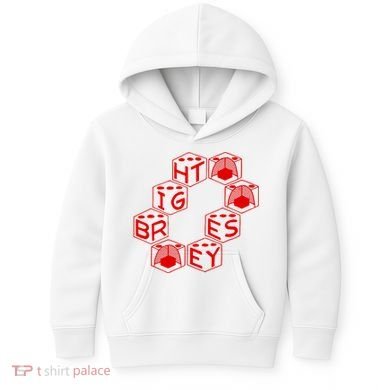 Bright Eyes Dice Logo Kids Hoodie