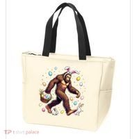 Bigfoot Easter Day Funny Sasquatch Cute Bunny Easter Eggs  Tote Bag thumb 3