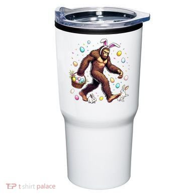 Bigfoot Easter Day Funny Sasquatch Cute Bunny Easter Eggs  Tumbler