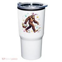 Bigfoot Easter Day Funny Sasquatch Cute Bunny Easter Eggs  Tumbler thumb 0