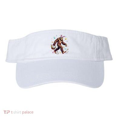 Bigfoot Easter Day Funny Sasquatch Cute Bunny Easter Eggs  Visor