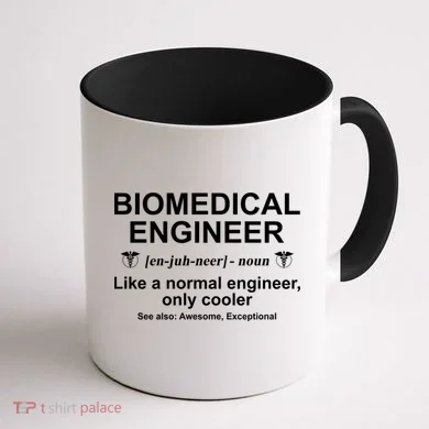Biomedical Engineer Definition Funny Biomedical Engineering Gift Coffee Mug back
