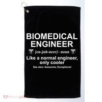 Biomedical Engineer Definition Funny Biomedical Engineering Gift Golf Towel thumb 0