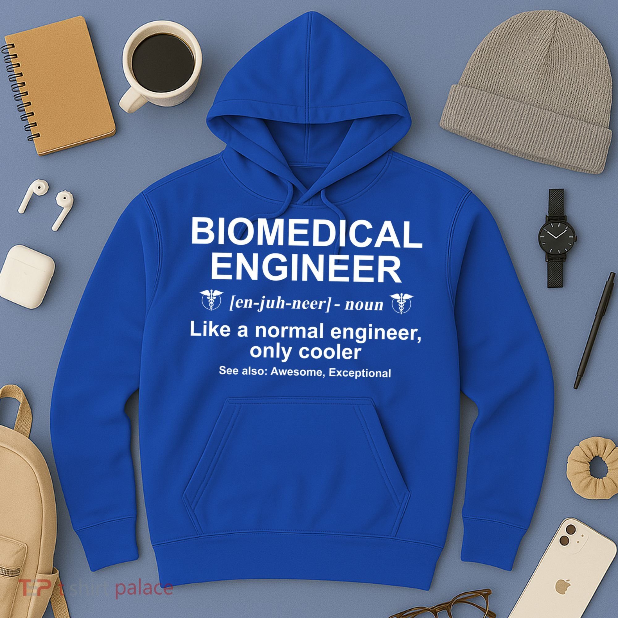 Biomedical Engineer Definition Funny Biomedical Engineering Gift Hoodie