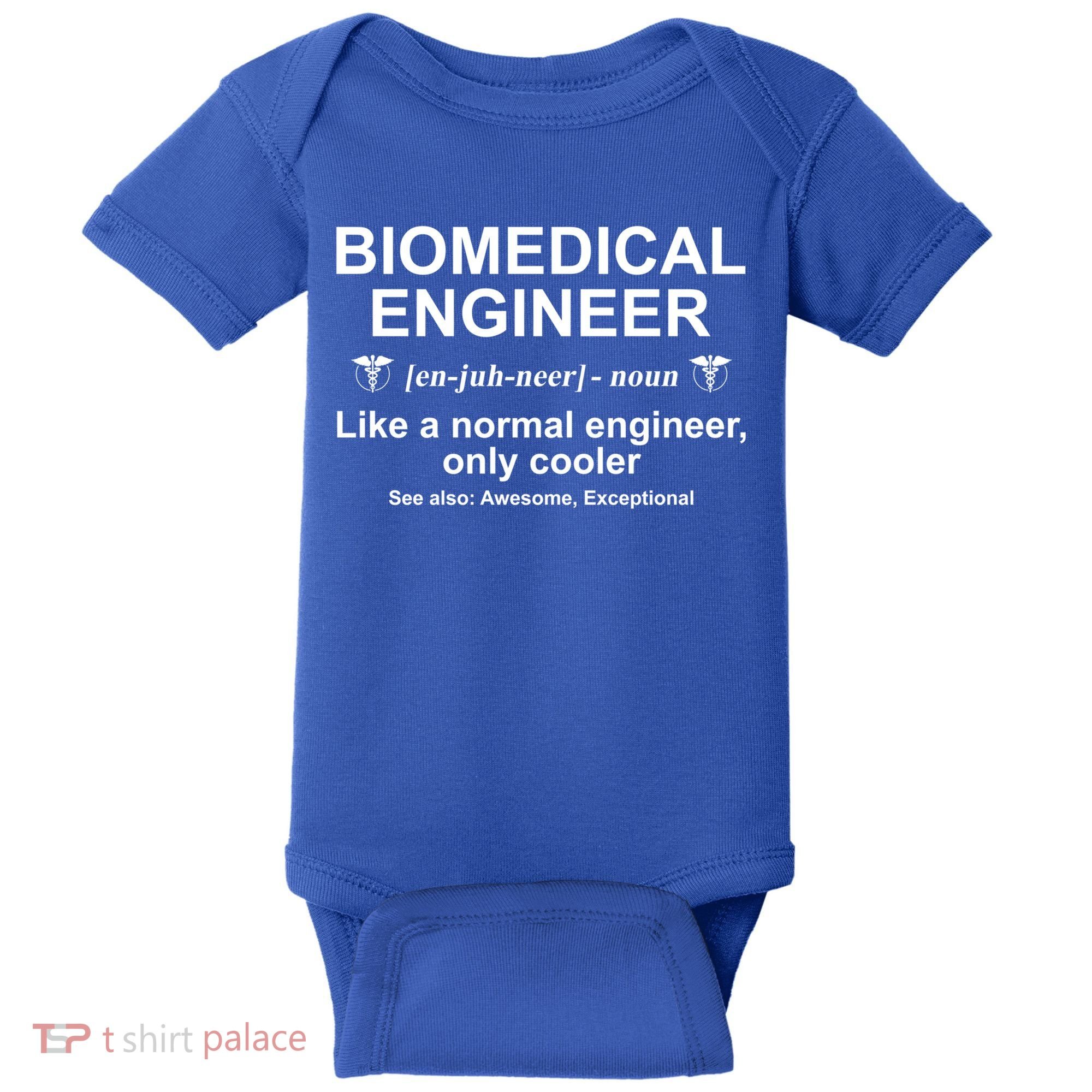 Biomedical Engineer Definition Funny Biomedical Engineering Gift Baby Bodysuit