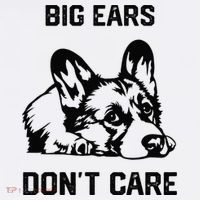 big ears don't care Corgi funny dog lover Women's Tank Top thumb 5