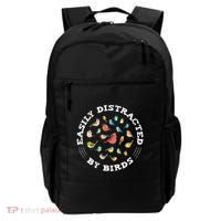 Birdwatching Easily Distracted By Birds Lover Ornithologist Cool Gift Backpack thumb 0