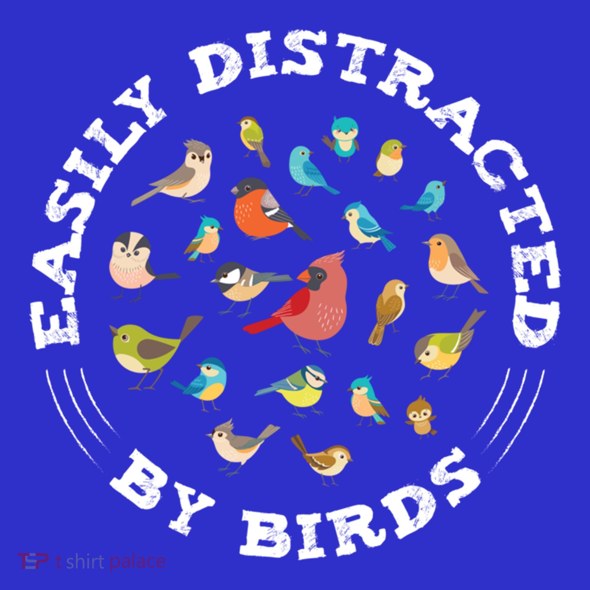 Birdwatching Easily Distracted By Birds Lover Ornithologist Cool Gift Hoodie