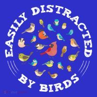Birdwatching Easily Distracted By Birds Lover Ornithologist Cool Gift Sweatshirt thumb 3