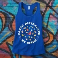 Birdwatching Easily Distracted By Birds Lover Ornithologist Cool Gift Women's Tank Top thumb 3