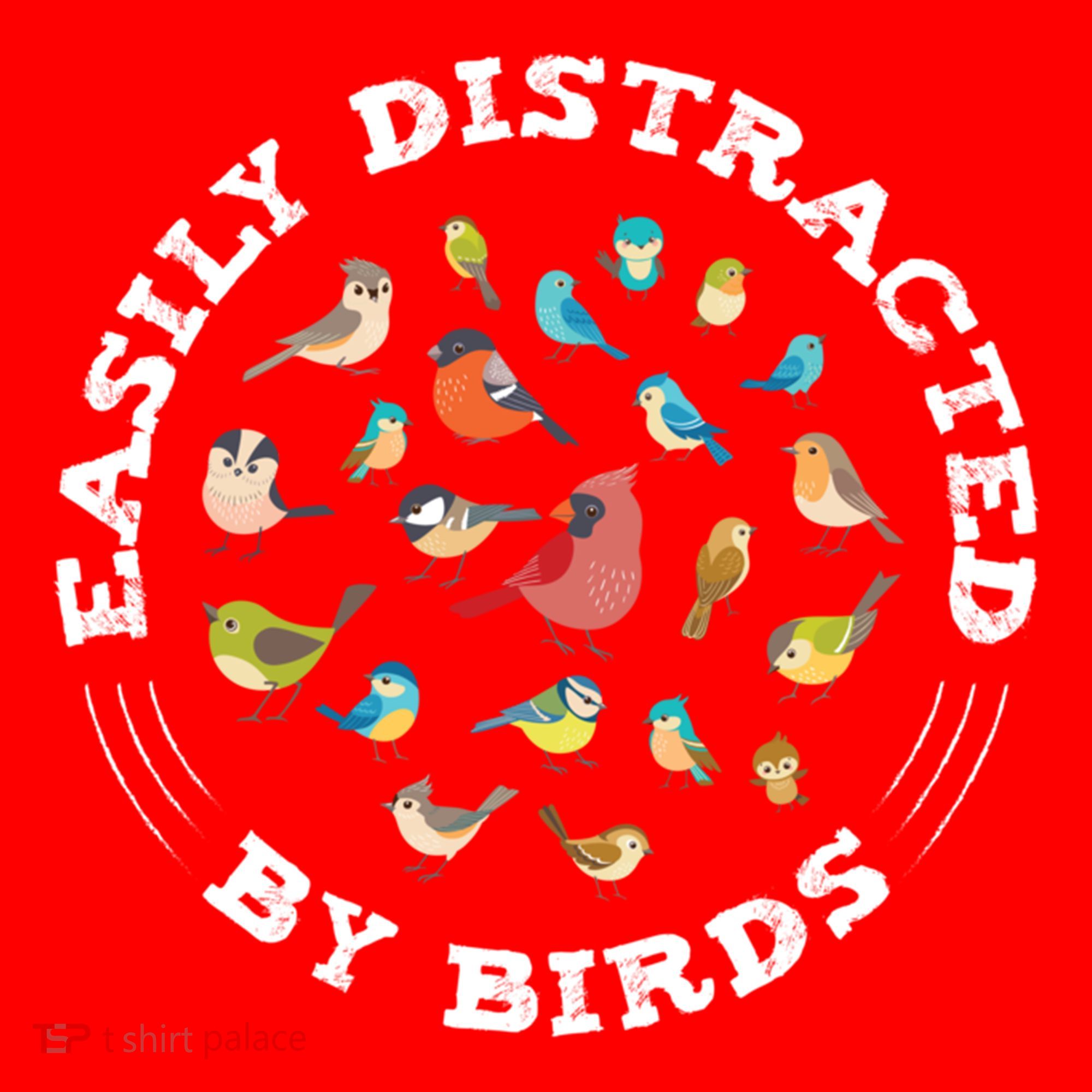 Birdwatching Easily Distracted By Birds Lover Ornithologist Cool Gift Santa Hat