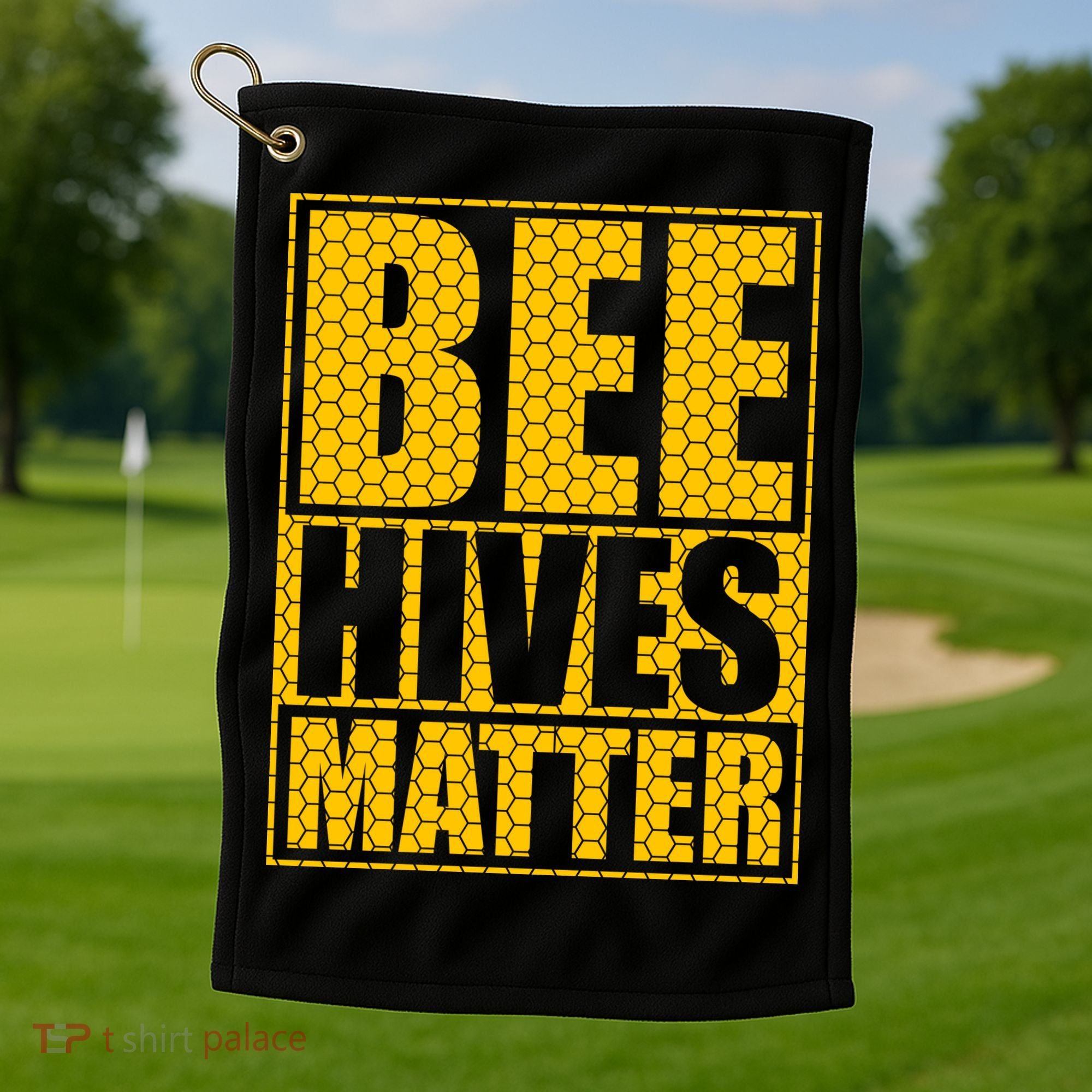 Bee Hives Matter Golf Towel