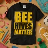 Bee Hives Matter Kids T-Shirt thumb 3