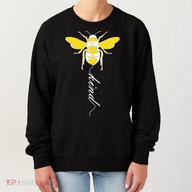 Bee Kind Bumblebee Script Women's Sweatshirt