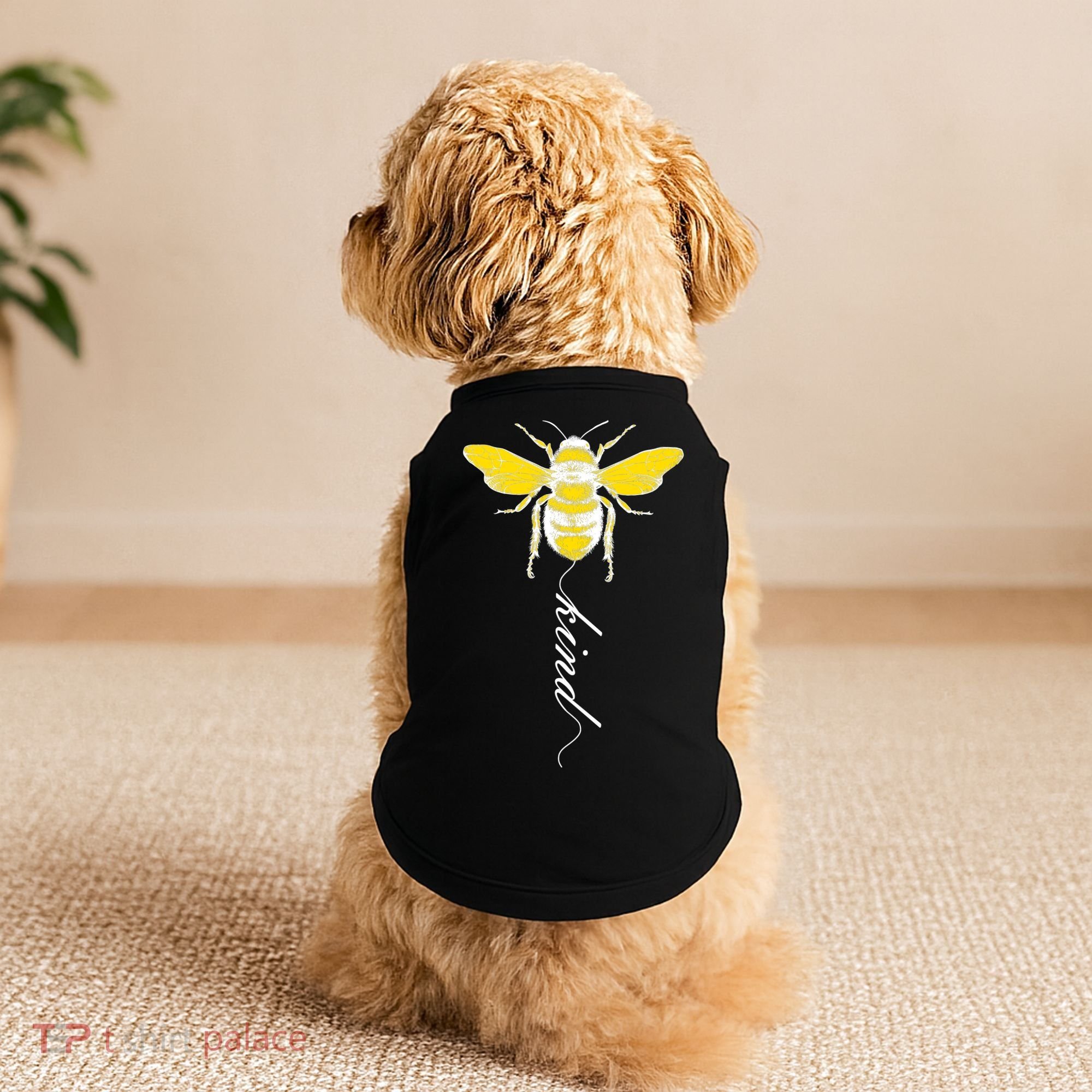Bee Kind Bumblebee Script Doggie Tank