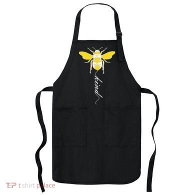 Bee Kind Bumblebee Script Apron