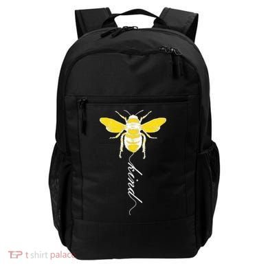 Bee Kind Bumblebee Script Backpack