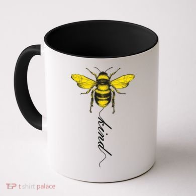 Bee Kind Bumblebee Script Coffee Mug