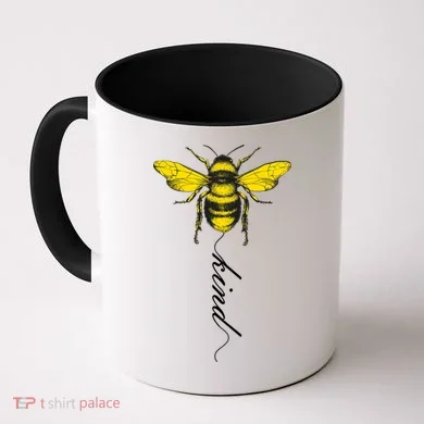 Bee Kind Bumblebee Script Coffee Mug