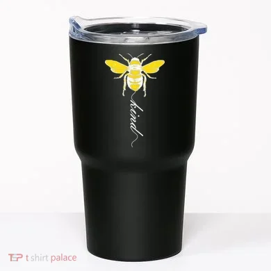 Bee Kind Bumblebee Script Tumbler